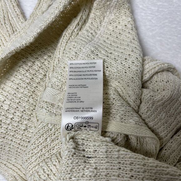 Free People We The Free Dont Go Crochet Tank Size XS Beach Boho Oversized Vacay - Picture 11 of 15